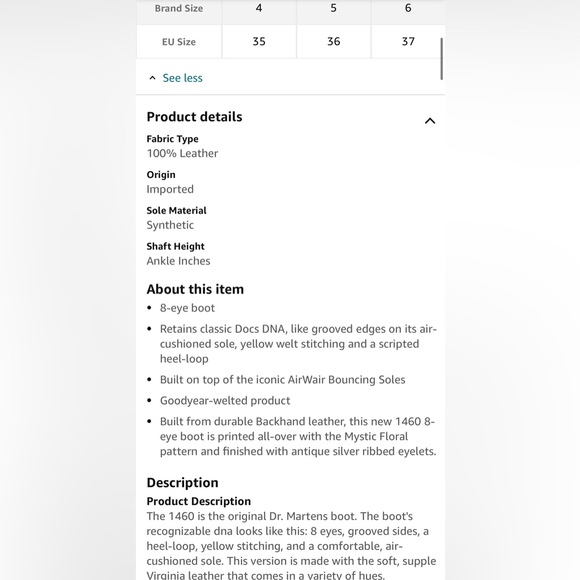 Doc Martens 1460 Pascal Boots - Picture 11 of 12